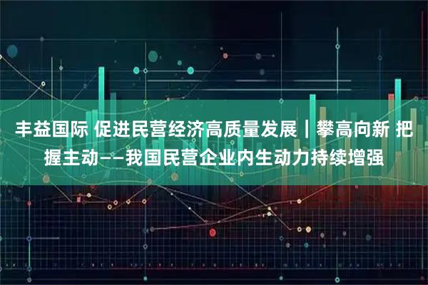 丰益国际 促进民营经济高质量发展｜攀高向新 把握主动——我国民营企业内生动力持续增强
